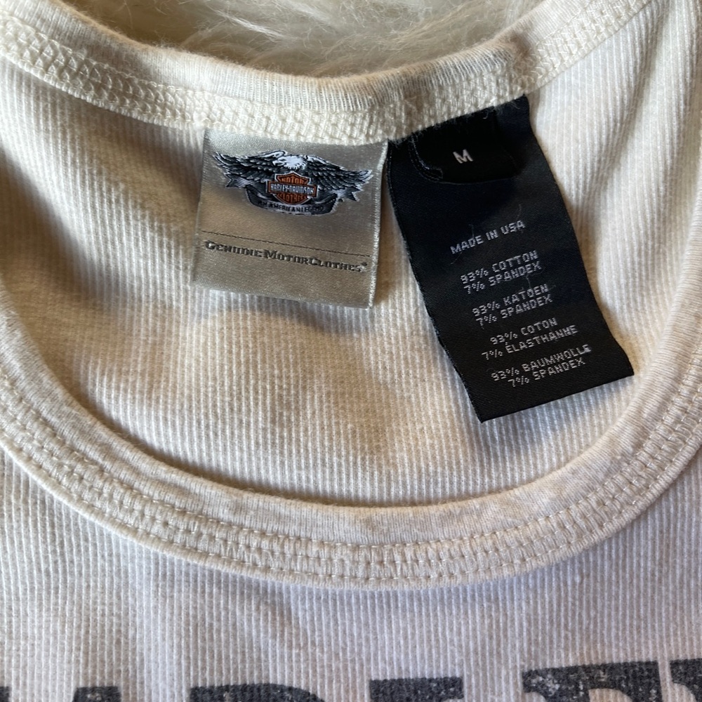 Harley-Davidson White Tank Top - Picture 2 of 7